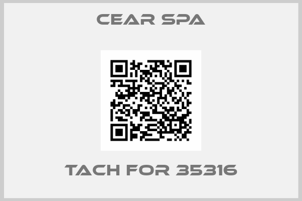 CEAR Spa-Tach for 35316