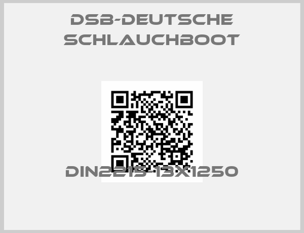 DSB-Deutsche Schlauchboot-DIN2215-13X1250
