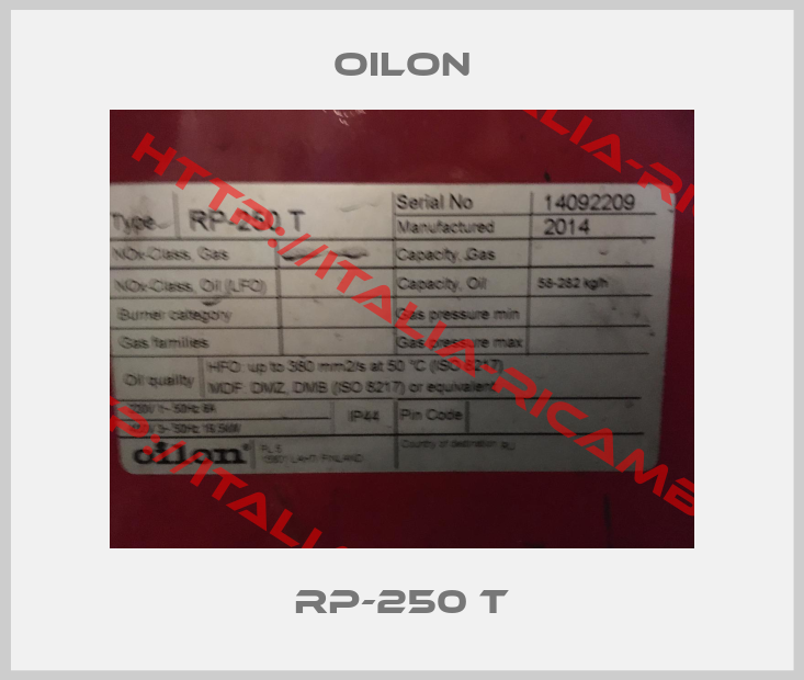 Oilon-RP-250 T