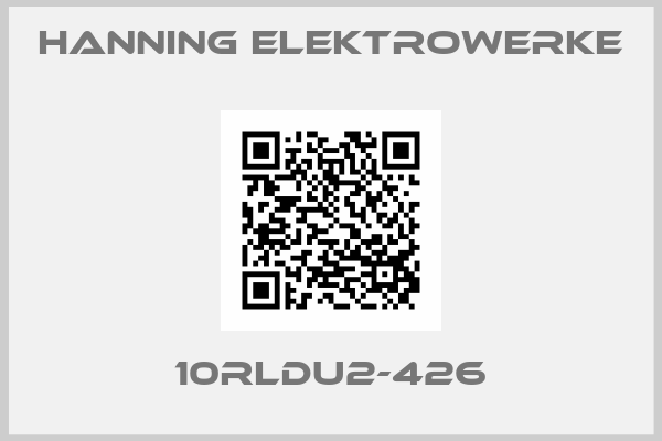 Hanning Elektrowerke-10RLDu2-426