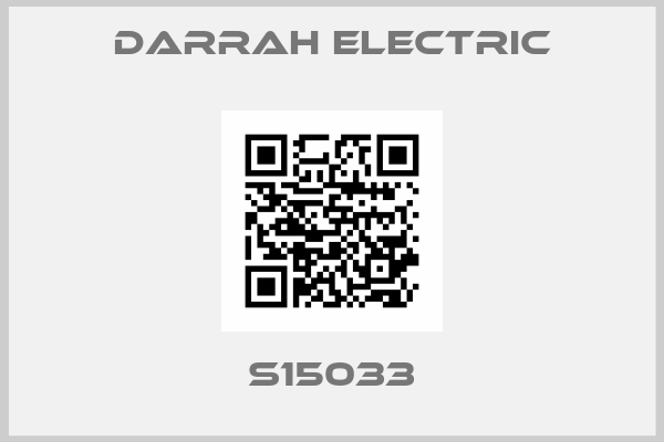DARRAH ELECTRIC-S15033