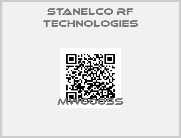 Stanelco RF Technologies-MW600SS