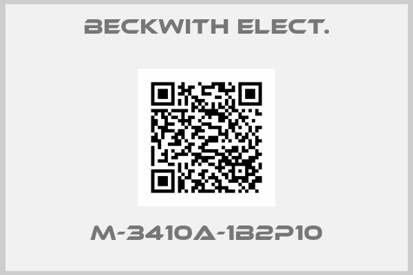 Beckwith Elect.-M-3410A-1B2P10
