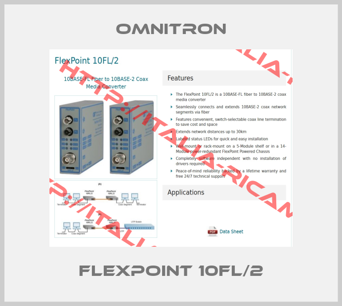Omnitron-FlexPoint 10FL/2