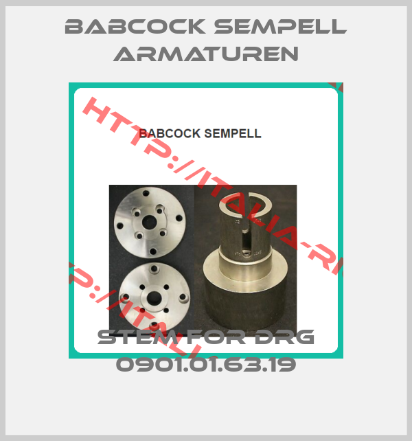 Babcock sempell Armaturen-STEM for DRG 0901.01.63.19