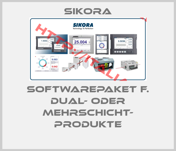 SIKORA-Softwarepaket f. Dual- oder Mehrschicht- produkte