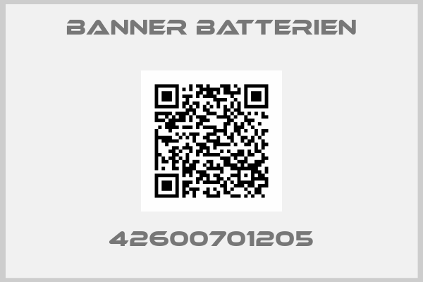 Banner Batterien-42600701205
