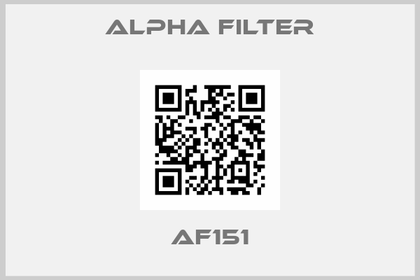 ALPHA FILTER-AF151