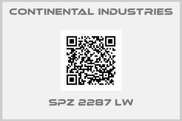 Continental Industries-SPZ 2287 LW