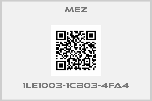 MEZ-1LE1003-1CB03-4FA4