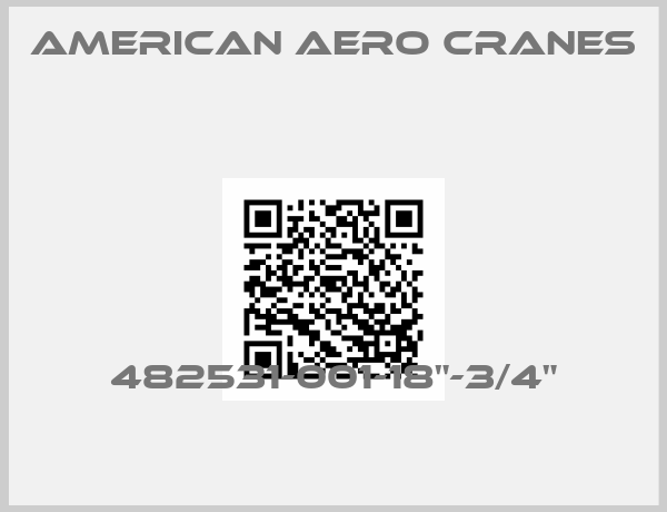 American Aero cranes -482531-001-18"-3/4"