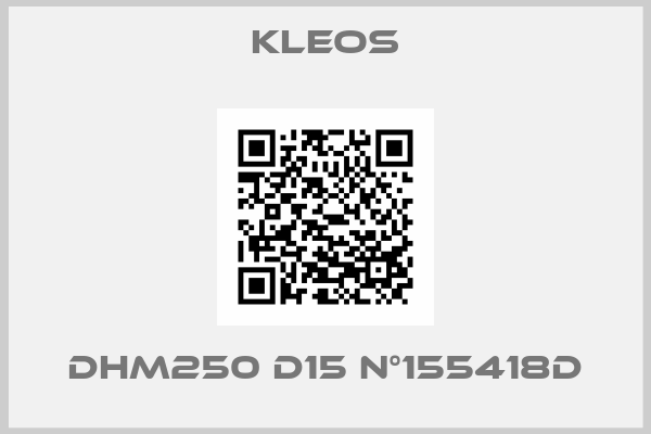 Kleos-DHM250 D15 N°155418D