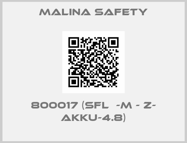 Malina Safety-800017 (SFL  -M - Z- AKKU-4.8)