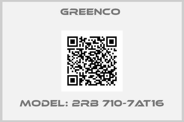 Greenco -Model: 2RB 710-7AT16