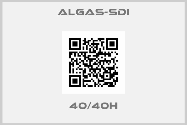 ALGAS-SDI-40/40h
