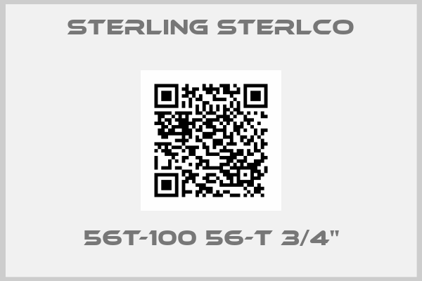 Sterling Sterlco-56T-100 56-t 3/4"