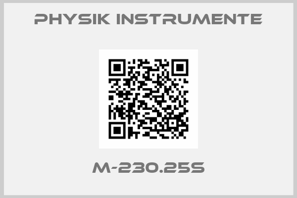 Physik Instrumente-M-230.25S