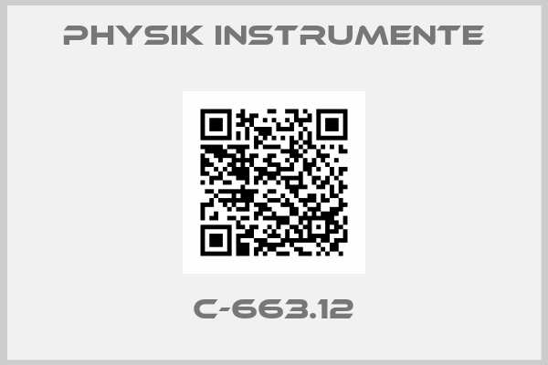 Physik Instrumente-C-663.12