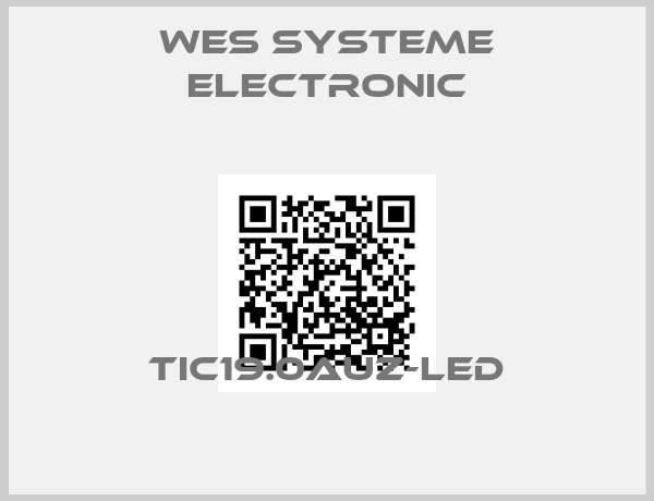 WES Systeme Electronic-TIC19.0AUZ-LED