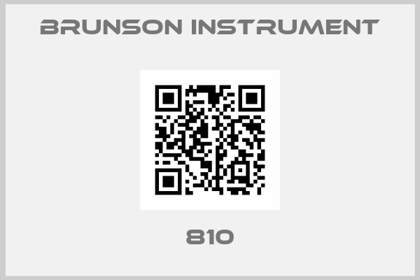 Brunson Instrument-810