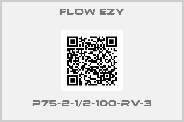 Flow Ezy-P75-2-1/2-100-RV-3