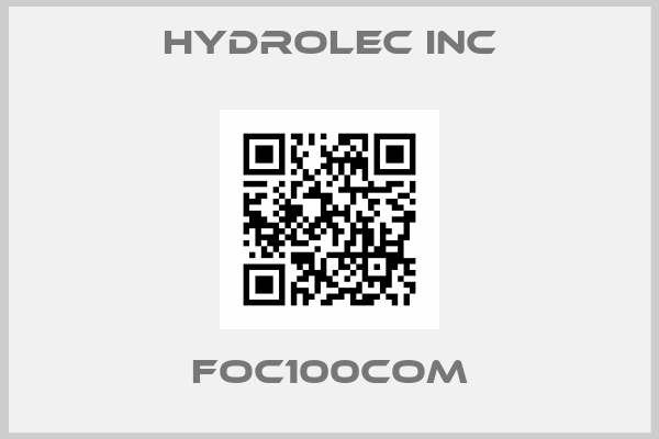 Hydrolec Inc-FOC100COM