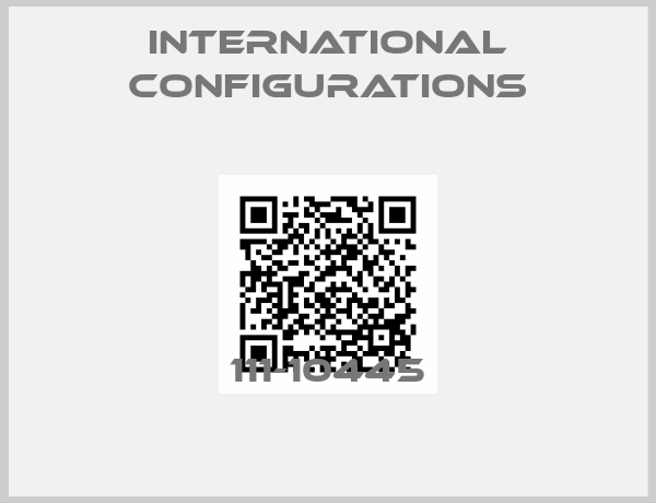 International Configurations-111-10445
