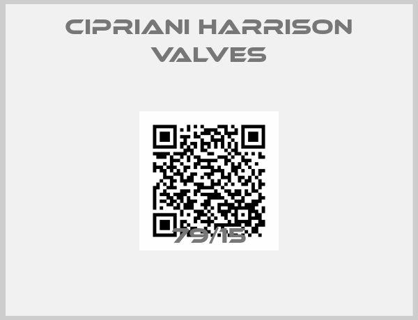 Cipriani Harrison Valves-79/15