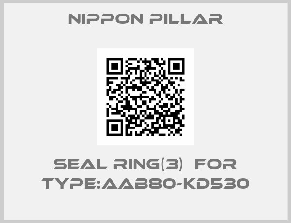 NIPPON PILLAR-seal ring(3)  for Type:AAB80-KD530