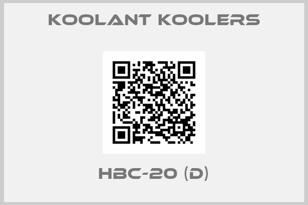 Koolant Koolers-HBC-20 (D)