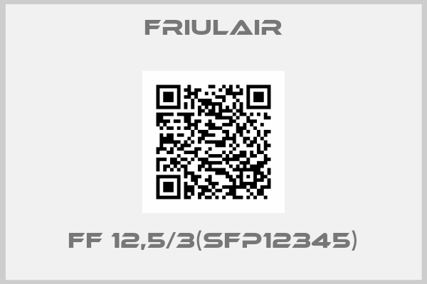 FRIULAIR-FF 12,5/3(SFP12345)