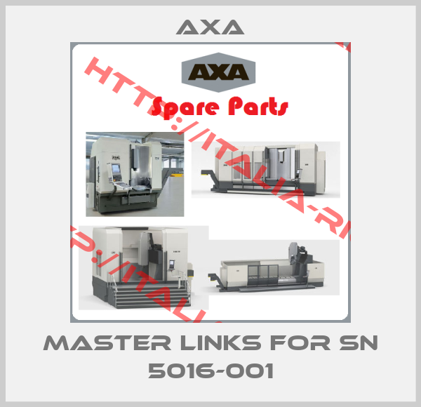 Axa-Master links for SN 5016-001