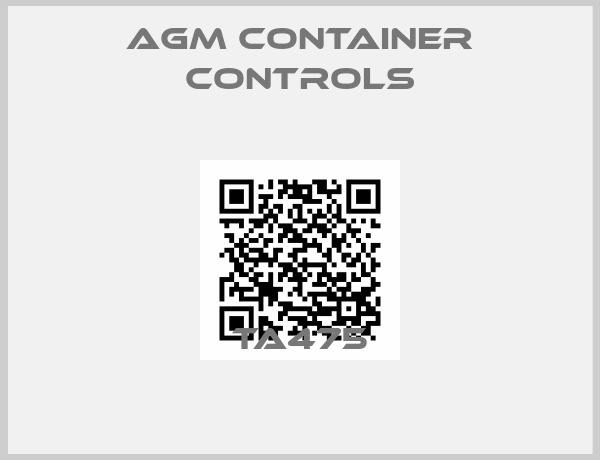 AGM Container Controls-TA475