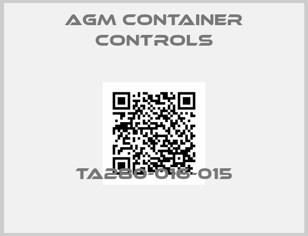 AGM Container Controls-TA280-016-015