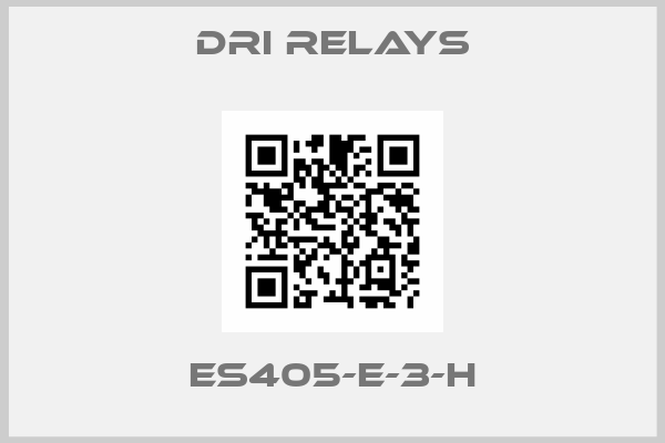DRI Relays-ES405-E-3-H