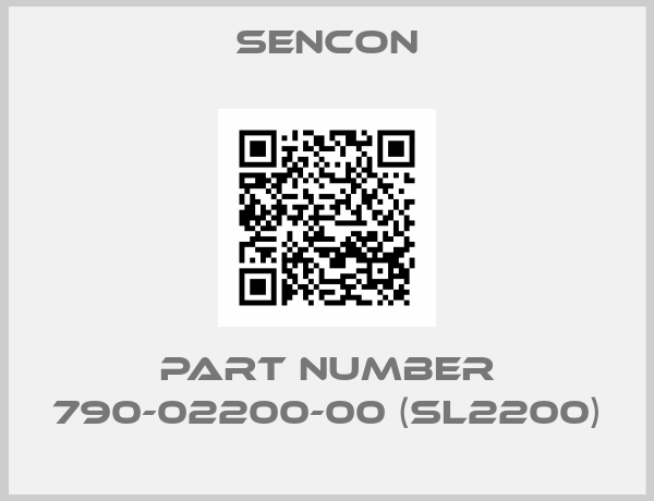 Sencon-Part Number 790-02200-00 (SL2200)