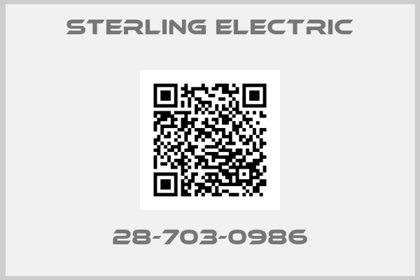 Sterling Electric-28-703-0986