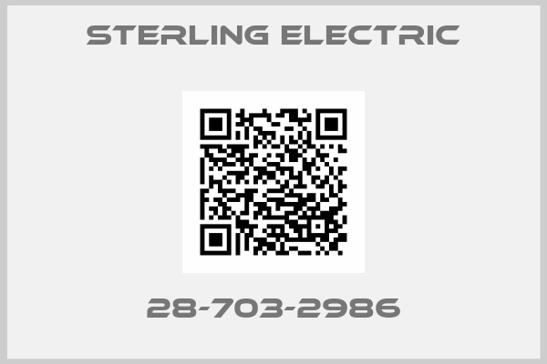 Sterling Electric-28-703-2986