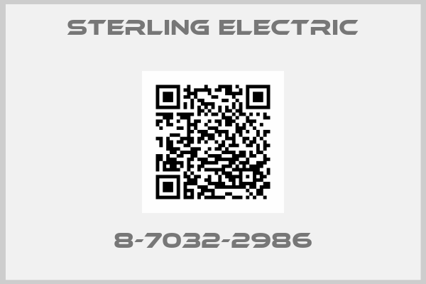 Sterling Electric-8-7032-2986