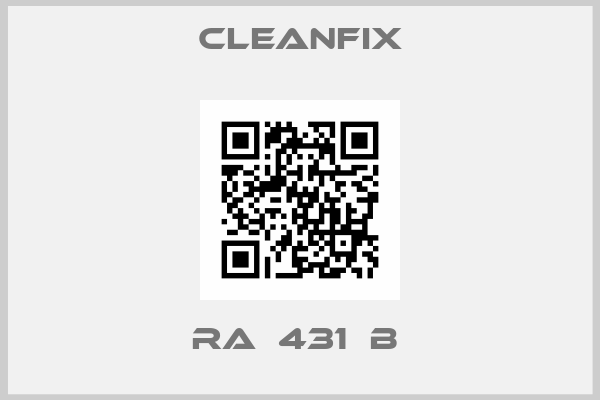 Cleanfix-RA  431  B 