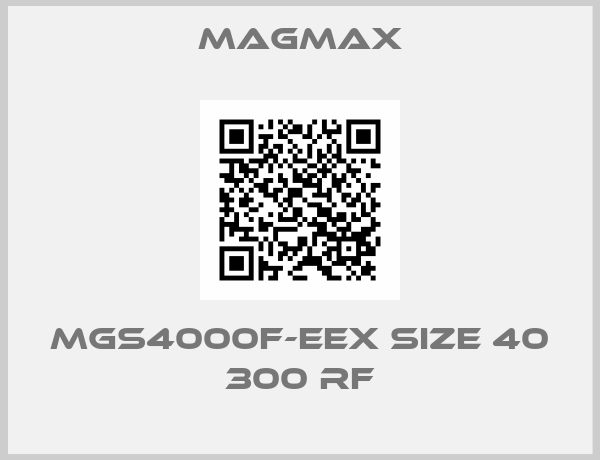 MAGMAX-MGS4000F-EEX SIZE 40 300 RF