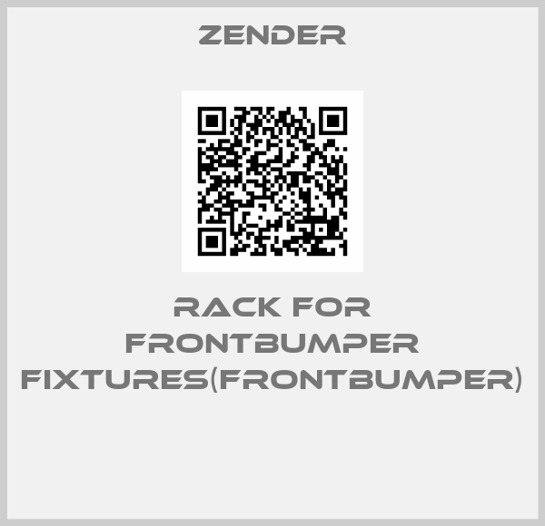 Zender-RACK FOR FRONTBUMPER FIXTURES(FRONTBUMPER) 