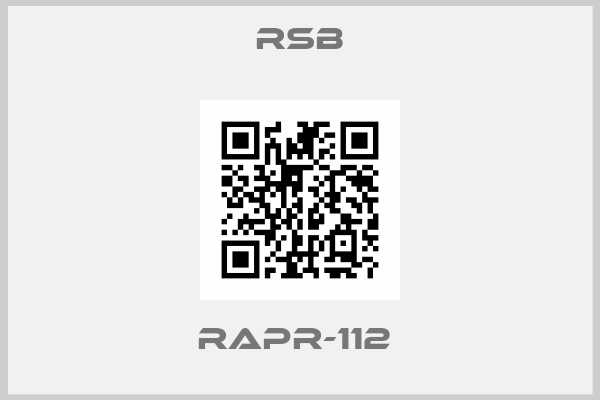 RSB-RAPR-112 