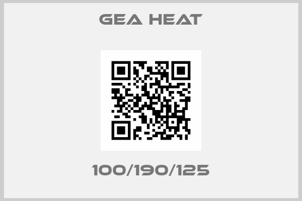 GEA Heat-100/190/125