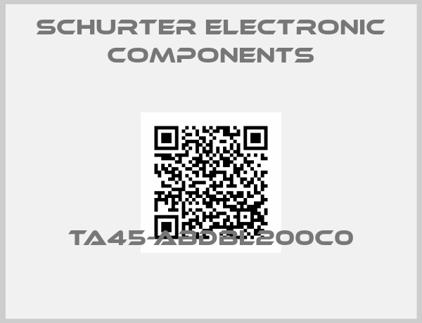 SCHURTER Electronic Components-TA45-ABDBL200C0