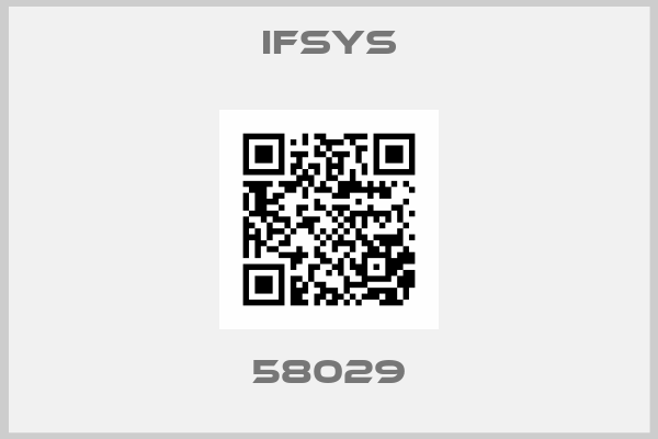 IFSYS-58029