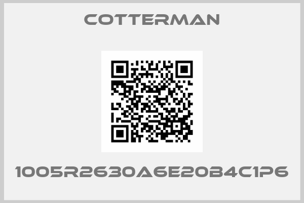 Cotterman-1005R2630A6E20B4C1P6