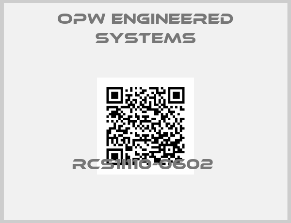 OPW Engineered Systems-RCS1I110-0602 