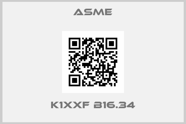 Asme-K1XXF B16.34