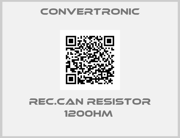 Convertronic-REC.CAN RESISTOR 1200HM 